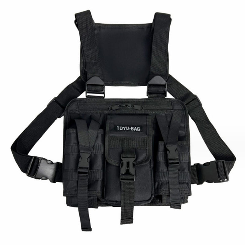 YH6025 Outdoor Tactical Vest Dual Shoulder Bag Oxford Cloth Chest Bag YH6025 Outdoor Tactical Vest Dual Shoulder Bag Oxford Cloth Chest Bag